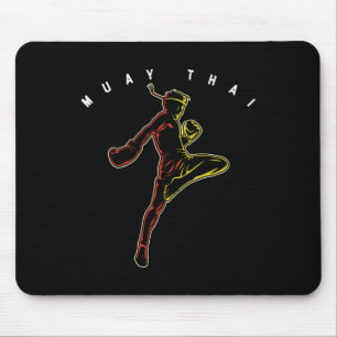 Muay Thai Sports Fighter Mma Thailand Boxing Marti Mouse Pad