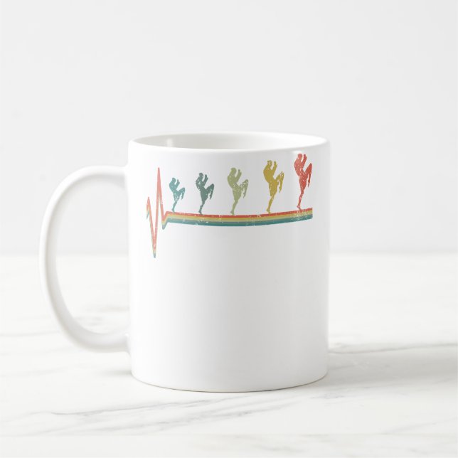 Muay Thai Thai Boxes Coffee Mug (Left)
