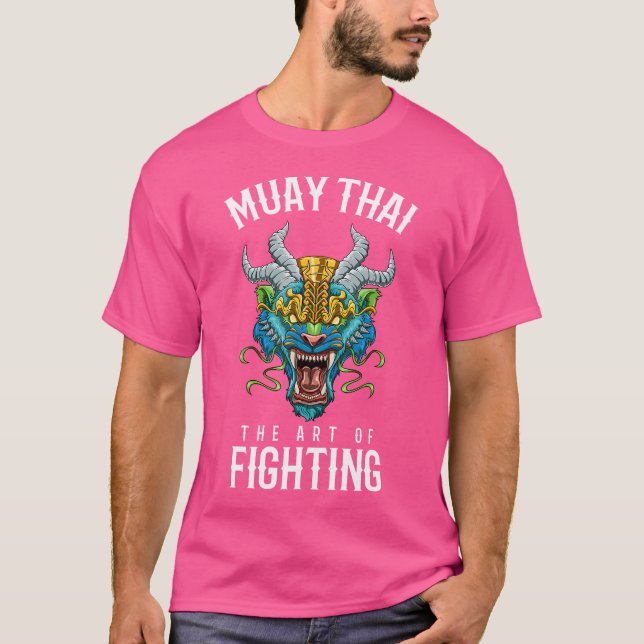 Muay Thai Thai Boxing And Mma T-Shirt (Front)