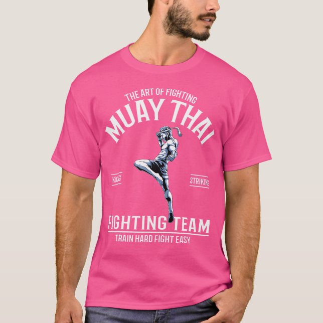 Muay Thai Thai Boxing Kickboxing T-Shirt (Front)
