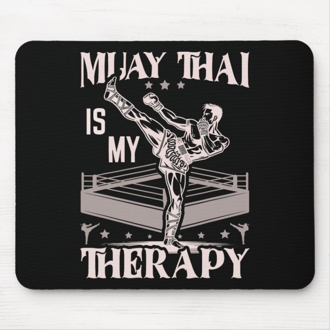 Muay Thai Thai Boxing  Mouse Pad (Front)