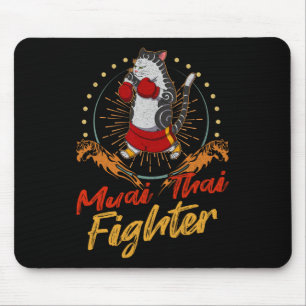 Muay Thai Thailand Fist Ring Knee Fighter Techniqu Mouse Pad