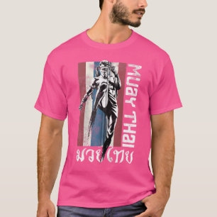 Muay Thai Thailand Flag Martial Arts T-Shirt