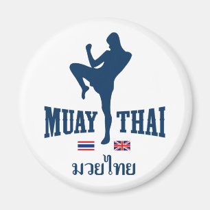 Muay Thai Thailand United Kingdom Magnet