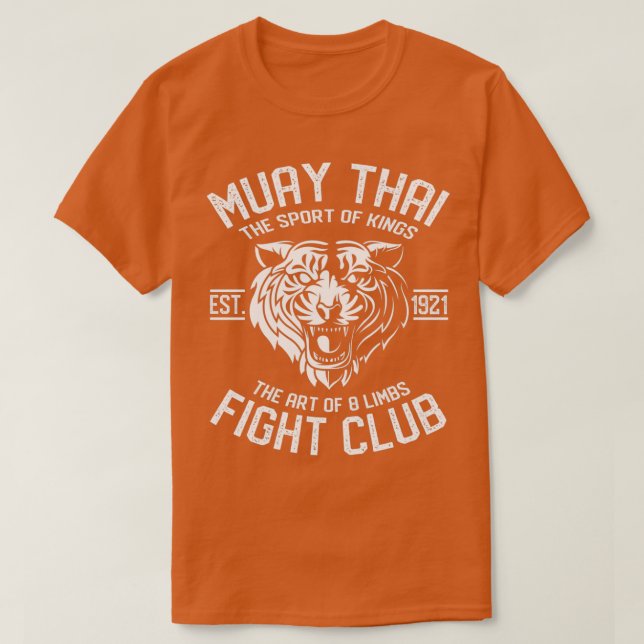 Muay Thai Tiger EssentialCopy T-Shirt (Design Front)