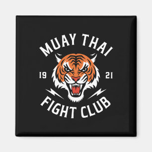 Muay Thai Tiger Fight Kickboxing Fighters Thaiboxi Magnet