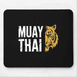 Muay Thai Tiger Martial Arts Fighter  Mouse Pad