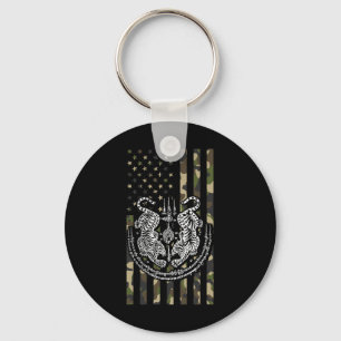 Muay Thai Tiger Mma Street Fight Muay Thai Kickbox Key Ring