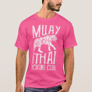 Muay Thai Tiger Mma Training Street Fight Kickboxi T-Shirt