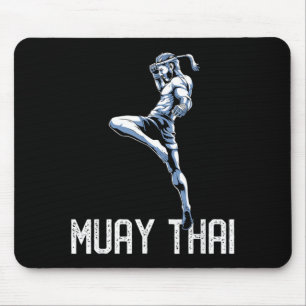 Muay Thai Tiger - Nak Muay Kickboxing Gift Mouse Pad