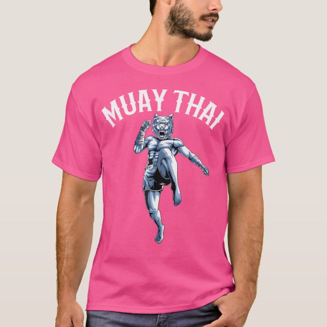 Muay Thai Tiger Nak Muay Kickboxing T-Shirt (Front)