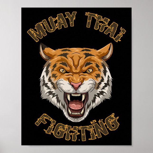 Muay Thai Tiger - Thai Boxing And Kickboxing _2  Poster (Front)