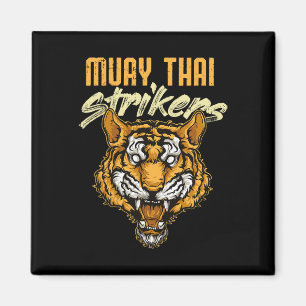 Muay Thai Tiger Thai Boxing Thailand Kickboxing _1 Magnet
