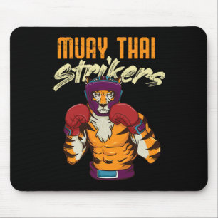 Muay Thai Tiger Thai Boxing Thailand Kickboxing 1 Mouse Pad