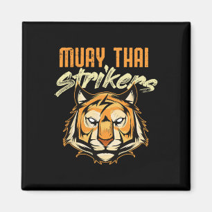 Muay Thai Tiger Thai Boxing Thailand Kickboxing _2 Magnet