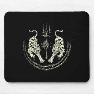 Muay Thai Tigers Martial Art Fighter Kickboxing Th Mouse Pad