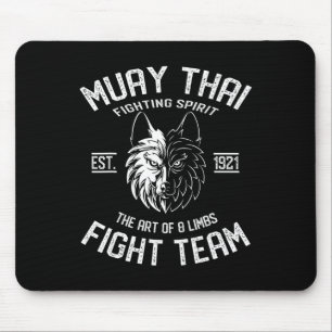 Muay Thai Wolf Fight Team - Nak Muay, Kickboxing G Mouse Pad
