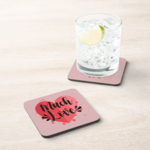 Much Love, Big Heart Coaster