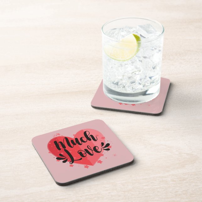 Much Love, Big Heart Coaster (Right Side)