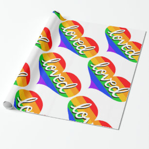 Much loved - wrapping paper