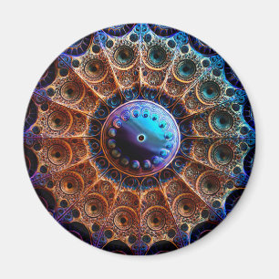 Much Manipulated Mandelbrot Fractal Magnet