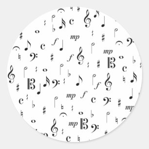 Much Music Classic Round Sticker