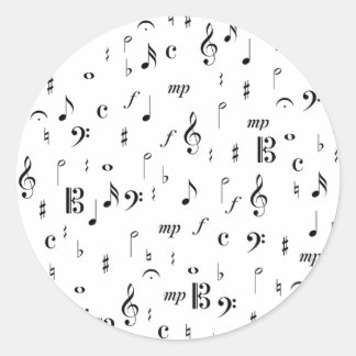 Much Music Classic Round Sticker