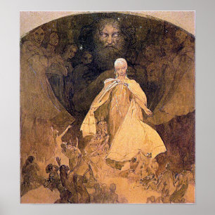 Mucha - Age Of Wisdom 1938 Poster