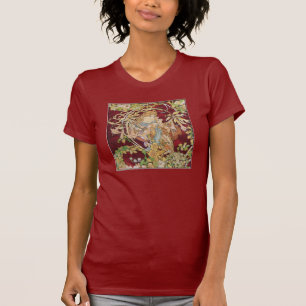Mucha Art Nouveau: Woman With Daisy T-Shirt