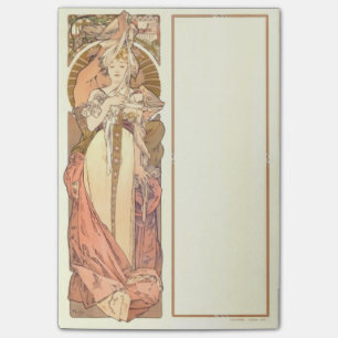 Mucha Austrian Pavillion Vintage Art Nouveau Post-it Notes