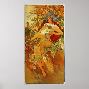 Mucha - Autumn 1896 Poster
