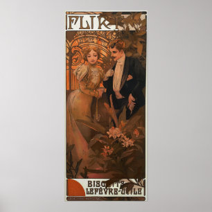 Mucha - Flirt Poster