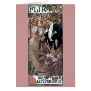 Mucha flirt woman man romantic love