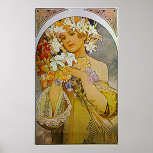 Mucha - Flower 1897 Poster