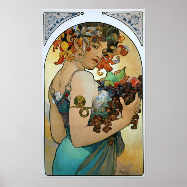 Mucha - Fruit Poster (Front)