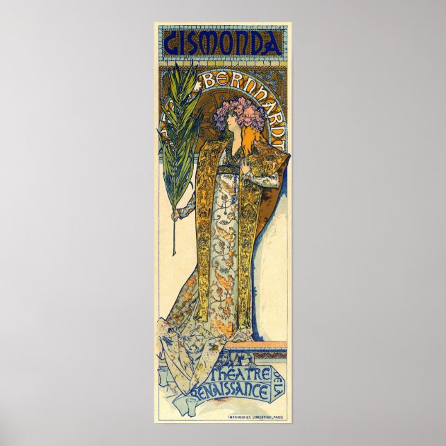Mucha - Gismonda 1894 Poster (Front)