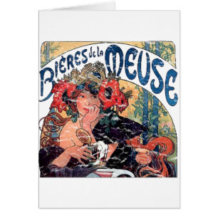 Mucha -Muse -1860 - distressed