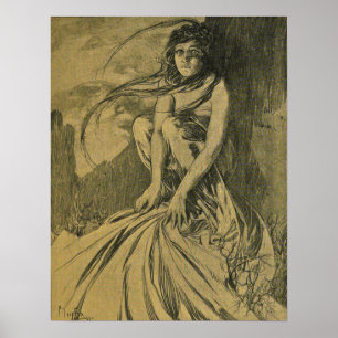 Mucha - Novembre Cocorico Poster