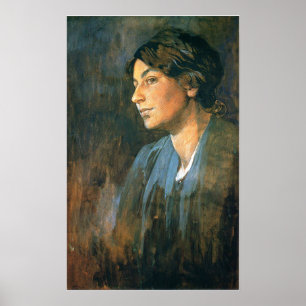 Mucha - Portrait Of Marushka Artist's Wife 1905 Poster