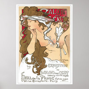 Mucha Poster: Salon des Hundred Poster