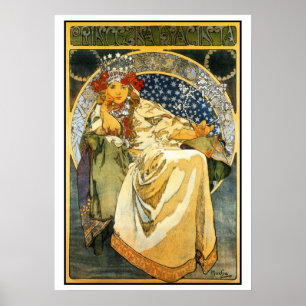 Mucha Princess Hyacinth 20 by 28 Poster