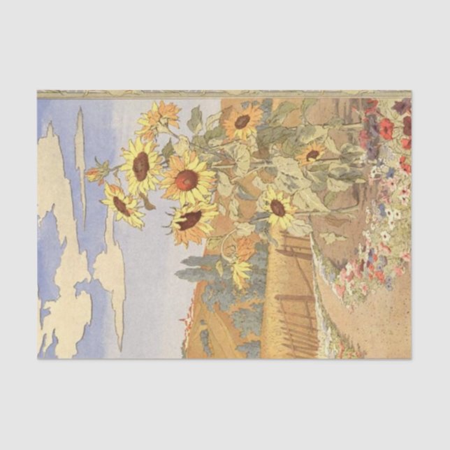 Mucha Print for Ukraine no border Tissue Paper (Front)