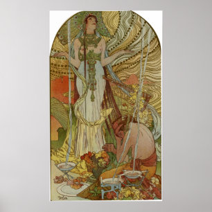 Mucha - Salammbo 1897 Poster