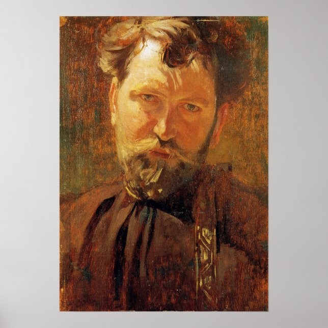 Mucha - Self Portrait Poster (Front)