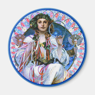 Mucha - Slavia - Secession Magnet