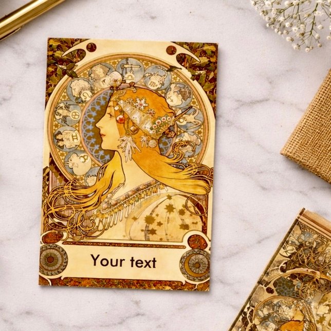 Mucha Zodiac Business Card (Creator Uploaded)