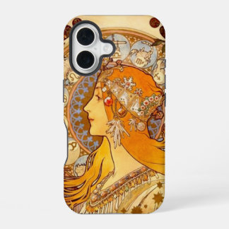 Mucha Zodiac  iPhone 16 Case