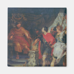 Mucius Scaevola before Lars Porsena, c.1618-20 Magnet