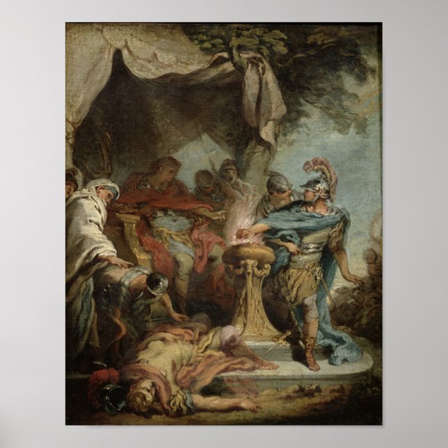 Mucius Scaevola before Porsenna Poster (Front)