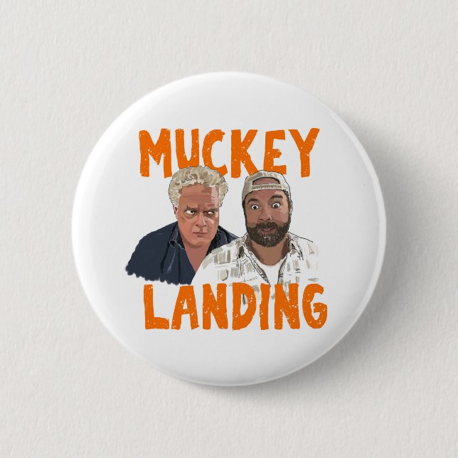 Muckey Landing 6 Cm Round Badge (Front)